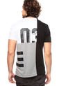 Camiseta Negro-Blanco-Gris adidas Panel Wars de adidas Originals