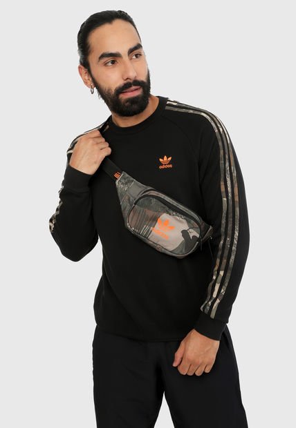 adidas Buzo Essentials French Terry Camo-Print - Verde | adidas Argentina