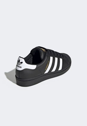 Tenis Lifestyle Negro-Blanco adidas Kids Superstar