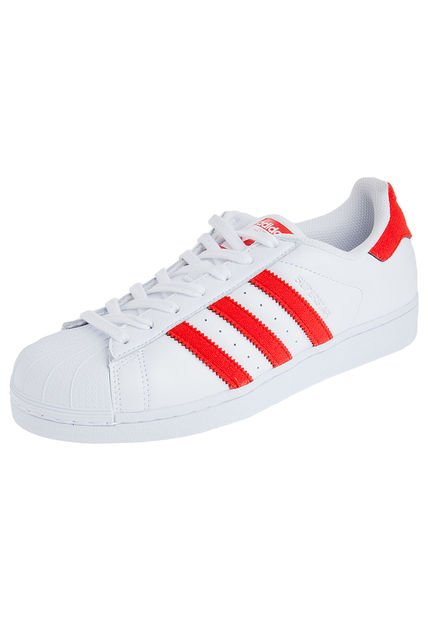 adidas superstar rojas y blancas