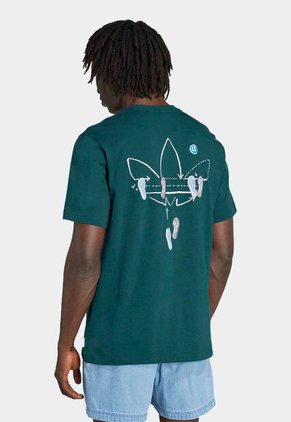 Camiseta adidas Originals Trefoil Series Verde