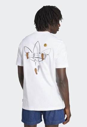 Camiseta adidas Originals Trefoil Series Blanco