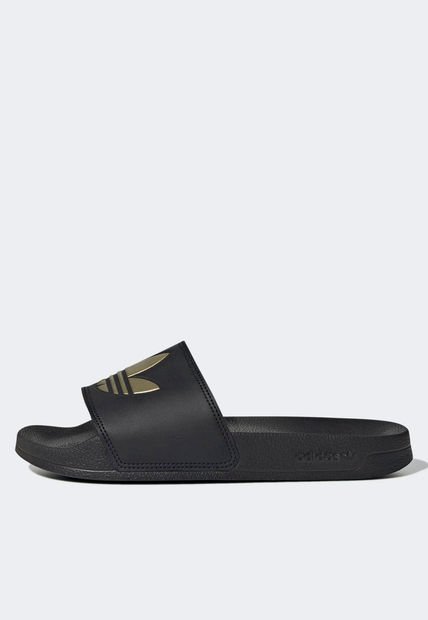 Playera Negro-Dorado adidas Originals Adilette Lite