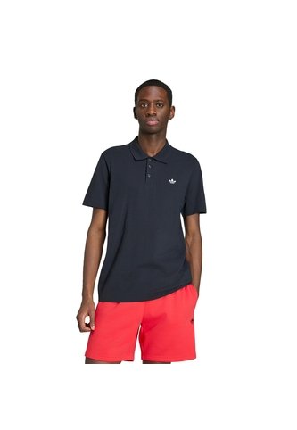 Camiseta Negra Adidas Polo Essentials Trifolio Hombre adidas Originals
