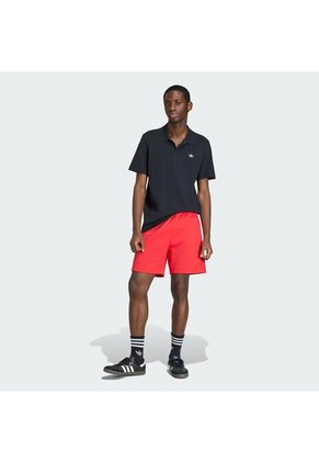 Camiseta Negra Adidas Polo Essentials Trifolio Hombre
