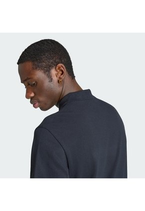 Camiseta Negra Adidas Polo Essentials Trifolio Hombre