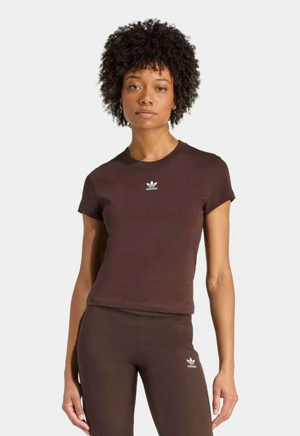 Camiseta adidas Originals Essentials Marrón