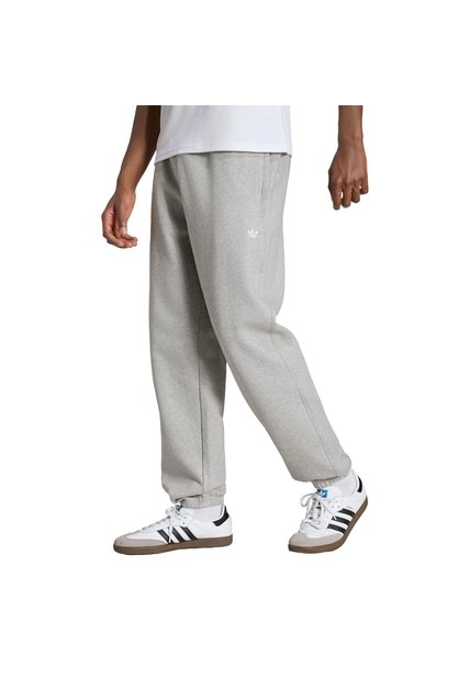 Pantalón Gris Adidas Essentials Trifolio Clásico Hombre