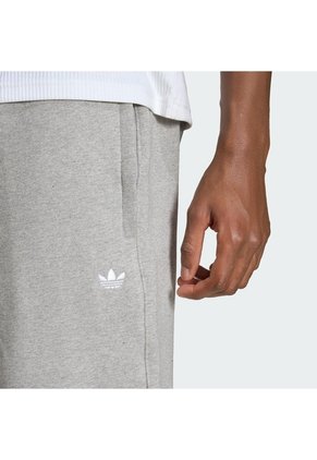 Pantalón Gris Adidas Essentials Trifolio Clásico Hombre