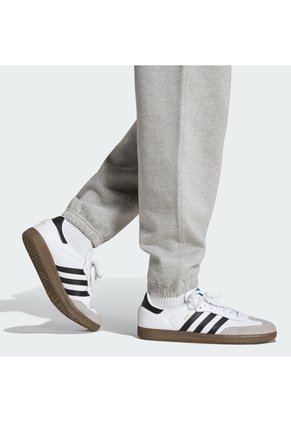 Pantalón Gris Adidas Essentials Trifolio Clásico Hombre