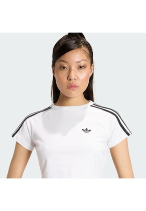 Camiseta Blanca Adidas Sst Baby Mujer