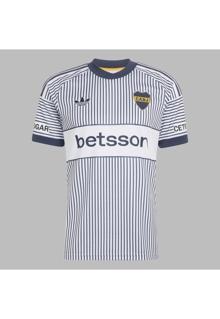 Camiseta Adidas Hombre Visitante Boca Juniors 26/27 - Blanco - Fútbol | Uso Casual Y Entrenamiento