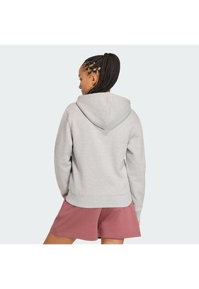 Buzo Gris Adidas Essentials Clásico Mujer