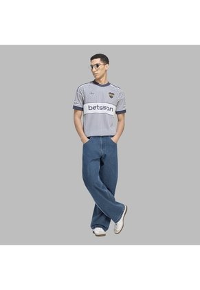 Camiseta Adidas Hombre Visitante Boca Juniors 26/27 - Blanco - Fútbol | Uso Casual Y Entrenamiento