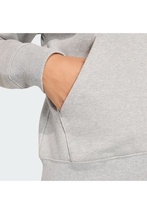 Buzo Gris Adidas Essentials Clásico Mujer