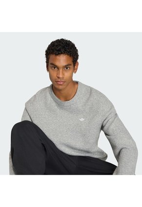 Buzo Gris Adidas Trifolio Essentials Hombre