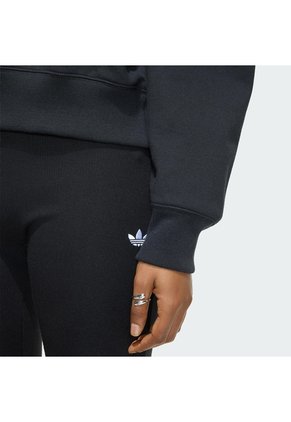 Buzo Negro Adidas Essentials Ancho Mujer