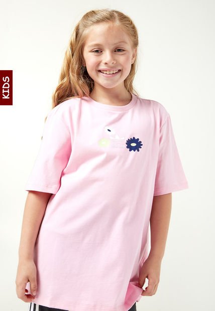 Camiseta Rosa-Azul-Blanco adidas Originals
