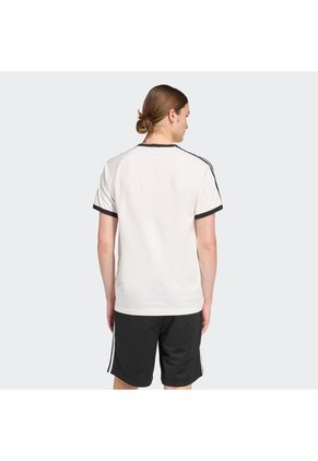 Camiseta Blanca Adidas 3 Rayas Hombre