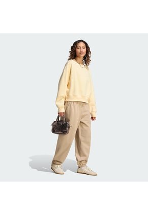 Buzo Amarillo Adidas Essentials Ancho Mujer