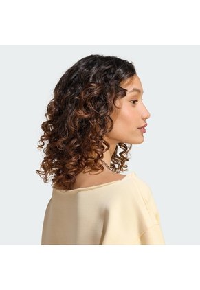 Buzo Amarillo Adidas Essentials Ancho Mujer