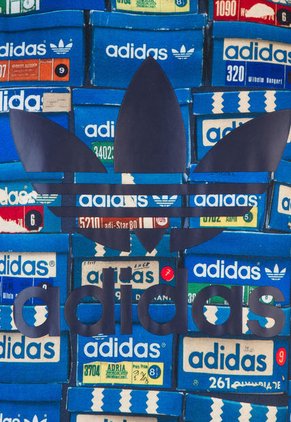 Camiseta Azul Medio adidas Org Trefoil Tee