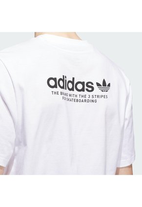 Camiseta Skate Blanca Adidas 4.0 Logo