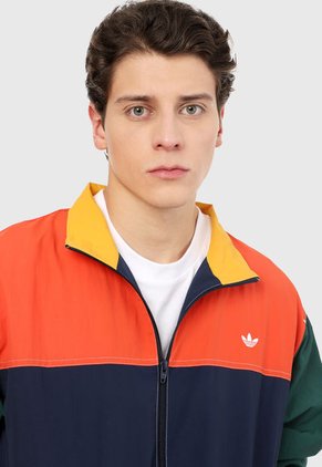 Chaqueta Naranja-Verde-Azul adidas Originals Summer Basquet Wind