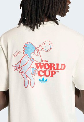 Camiseta adidas Originals Copa Mundial de la FIFA 26 Mascota Footix Marfil