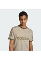 Camiseta Azul Adidas Ceñida Ringer 3 Rayas Verde de adidas Originals