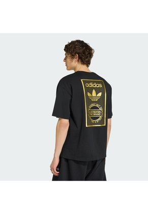 Camiseta Negra Adidas Varsity Golden Tongue Hombre
