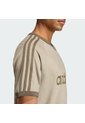 Camiseta Azul Adidas Ceñida Ringer 3 Rayas Verde de adidas Originals