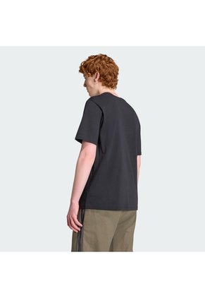 Camiseta Negra Adidas Trifolio Relleno Hombre