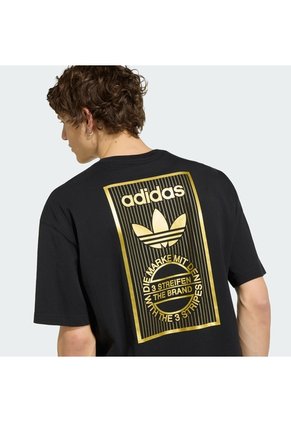 Camiseta Negra Adidas Varsity Golden Tongue Hombre