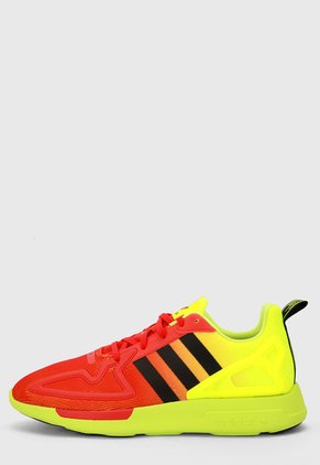 Tenis Lifestyle Verde neón-Naranja-Negro adidas Originals Zx 2k Flux