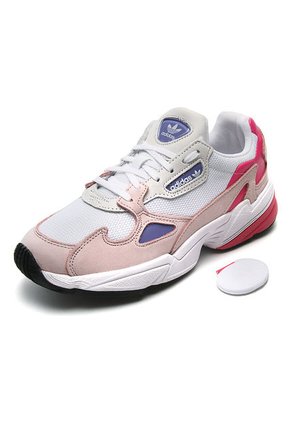 Tenis Rosa-Violeta-Blanco adidas Originals Falcon W