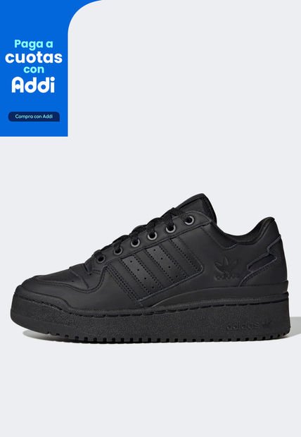 Tenis Lifestyle Negro adidas Originals Forum Bold Stripes