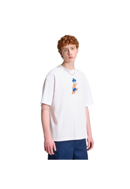 Camiseta Blanca Adidas Lil Mean Skate Hombre