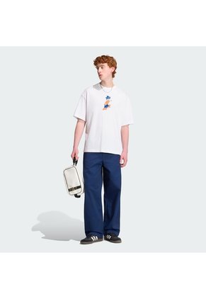 Camiseta Blanca Adidas Lil Mean Skate Hombre