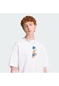 Camiseta Blanca Adidas Lil Mean Skate Hombre de adidas Originals