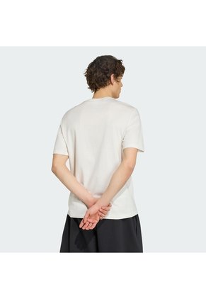 Camiseta Blanca Adidas Trifolio Relleno Hombre