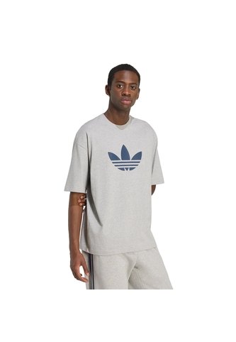 Camiseta Gris Adidas Adicolor Trifolio Hombre adidas Originals