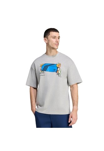 Camiseta Gris Adidas Blue Box Elves Hombre adidas Originals
