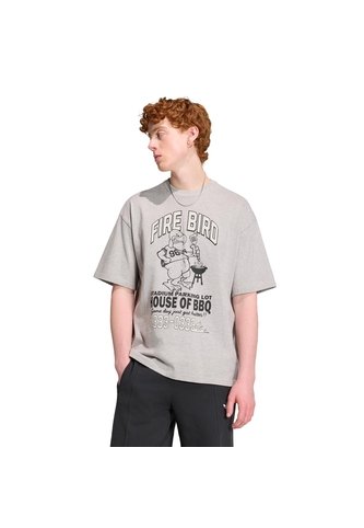 Camiseta Gris Adidas Flaming Bird Hombre adidas Originals