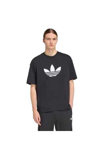 Camiseta Negra Adidas Adicolor Trifolio Hombre