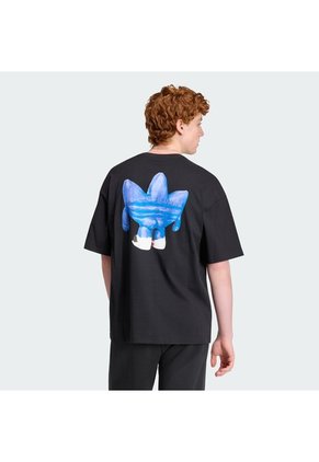 Camiseta Negra Adidas Clay Trifolio Hombre
