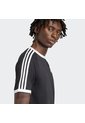 Camiseta Negra Adidas 3 Rayas Hombre de adidas Originals