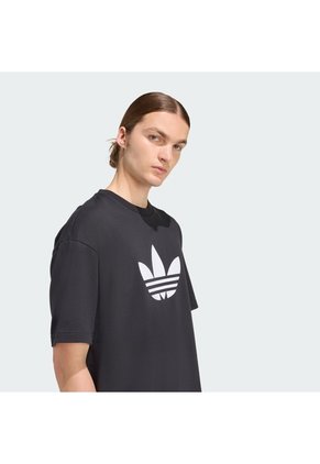 Camiseta Negra Adidas Adicolor Trifolio Hombre