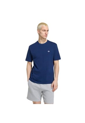 Camiseta Azul Adidas Essentials Trifolio Hombre