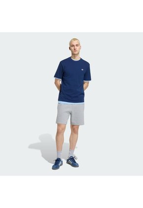 Camiseta Azul Adidas Essentials Trifolio Hombre